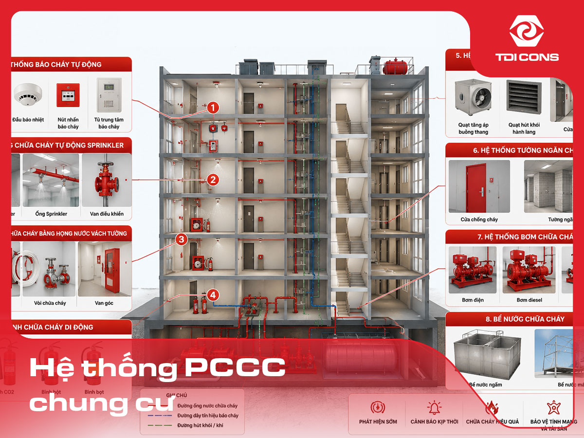 hệ thống pccc chung cư
