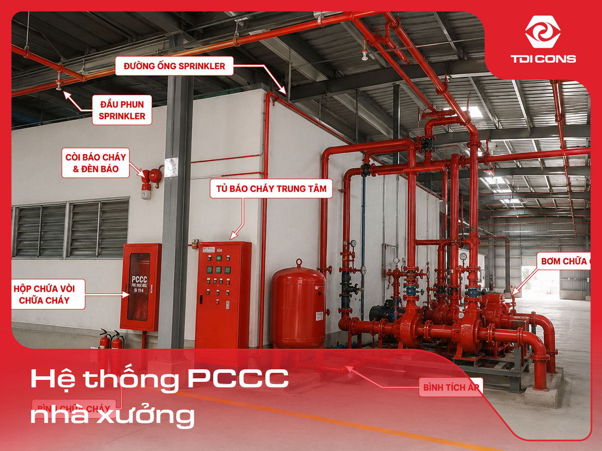 hệ thống PCCC nhà xưởng