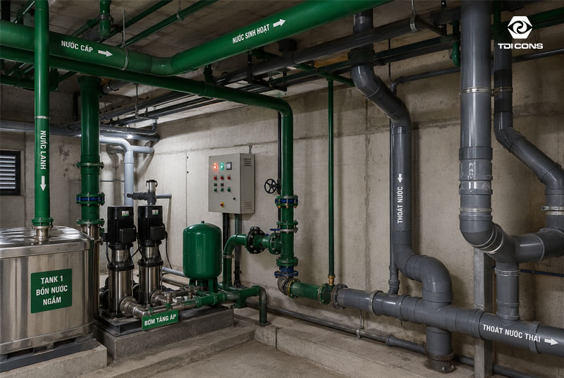 Một số vấn đề thường gặp và giải pháp xử lý khi vận hành hệ thống cấp thoát nước toà nhà cao tầng