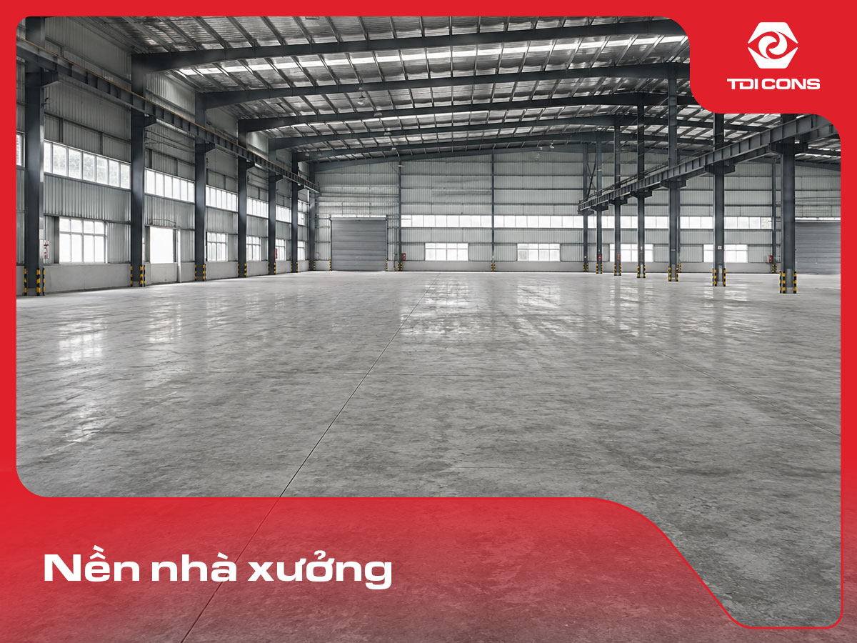 nền nhà xưởng công nghiệp