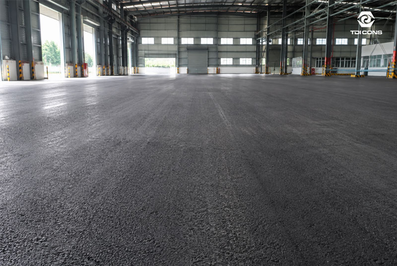 Nền bê tông nhà xưởng asphalt