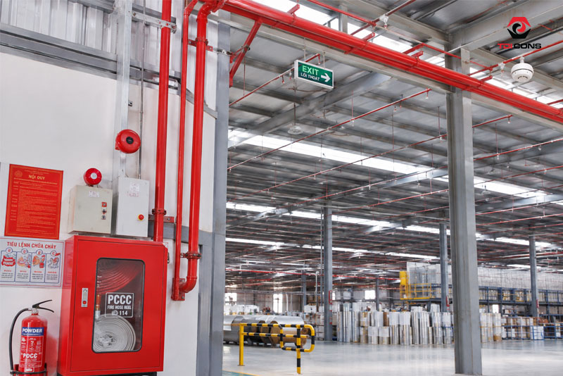 Đảm bảo tuân thủ quy định về pccc nhà xưởng