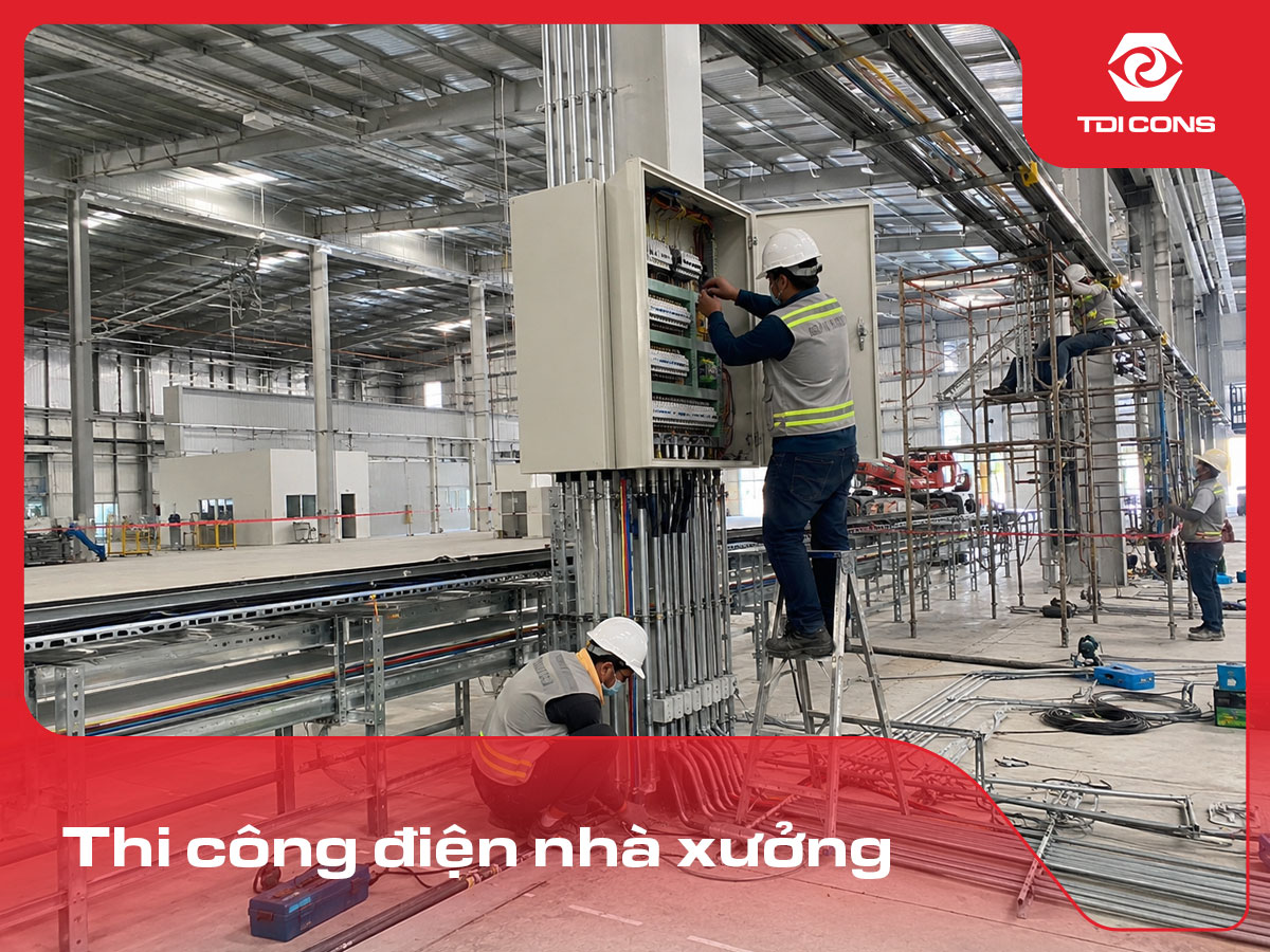 thi công điện nhà xưởng