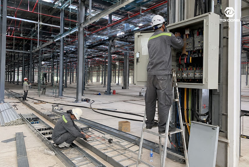 Các hạng mục chính trong hệ thống điện nhà xưởng