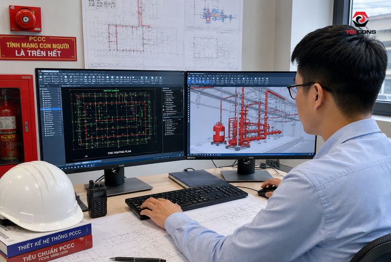 Những yêu cầu cơ bản cần đáp ứng khi thiết kế hệ thống PCCC