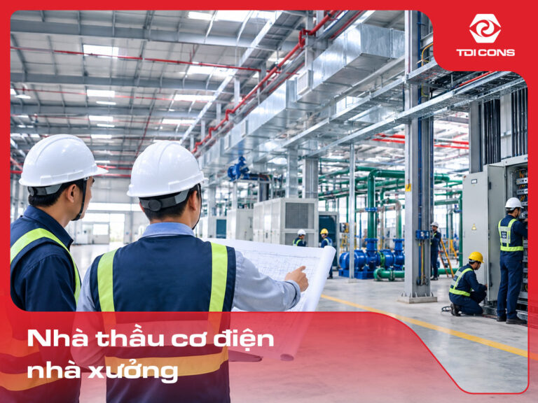 nhà thầu cơ điện nhà xưởng